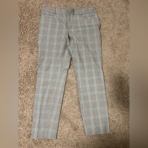 Banana Republic blue/ Gray Checkered Sloan Pants